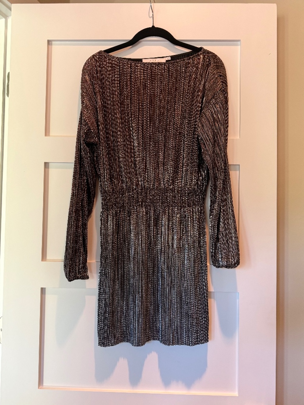 Astr Plisse Dress